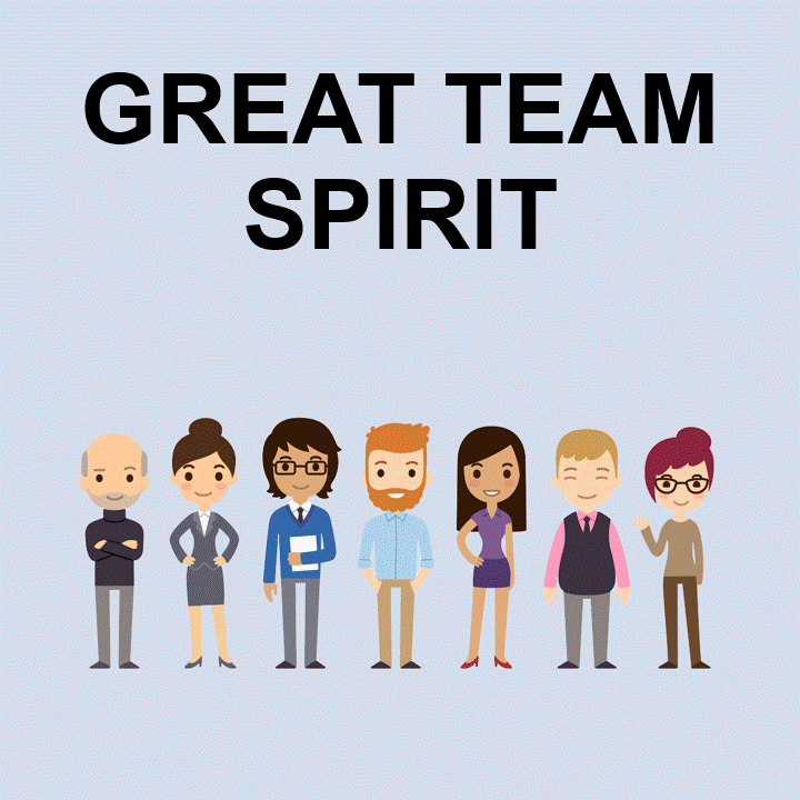 team spirit cartoon